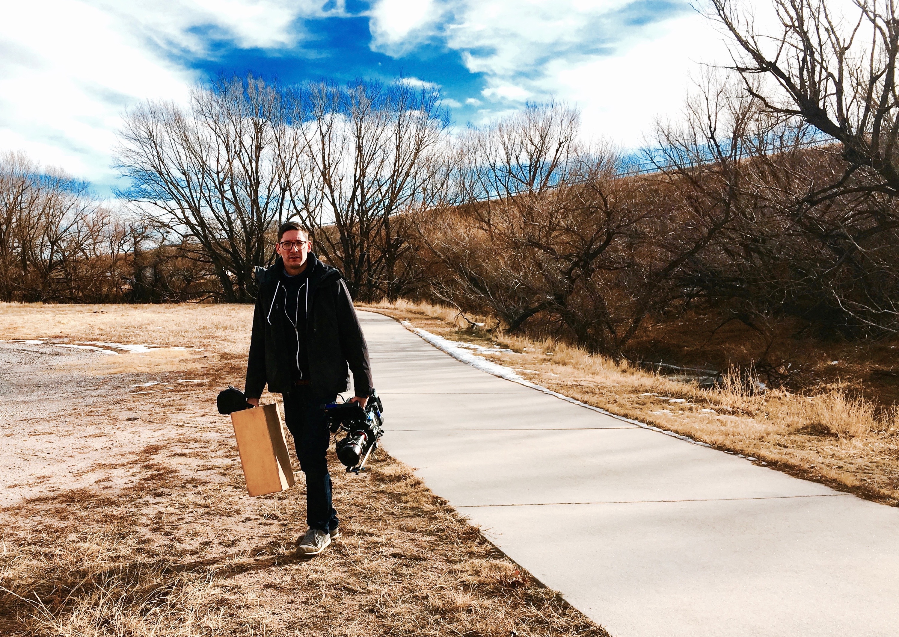 In the field for Wolf Films - Murder For Hire - 2019