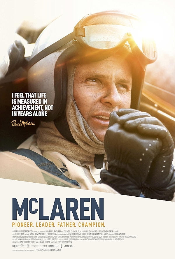 Movie poster for MCLAREN (U rated)