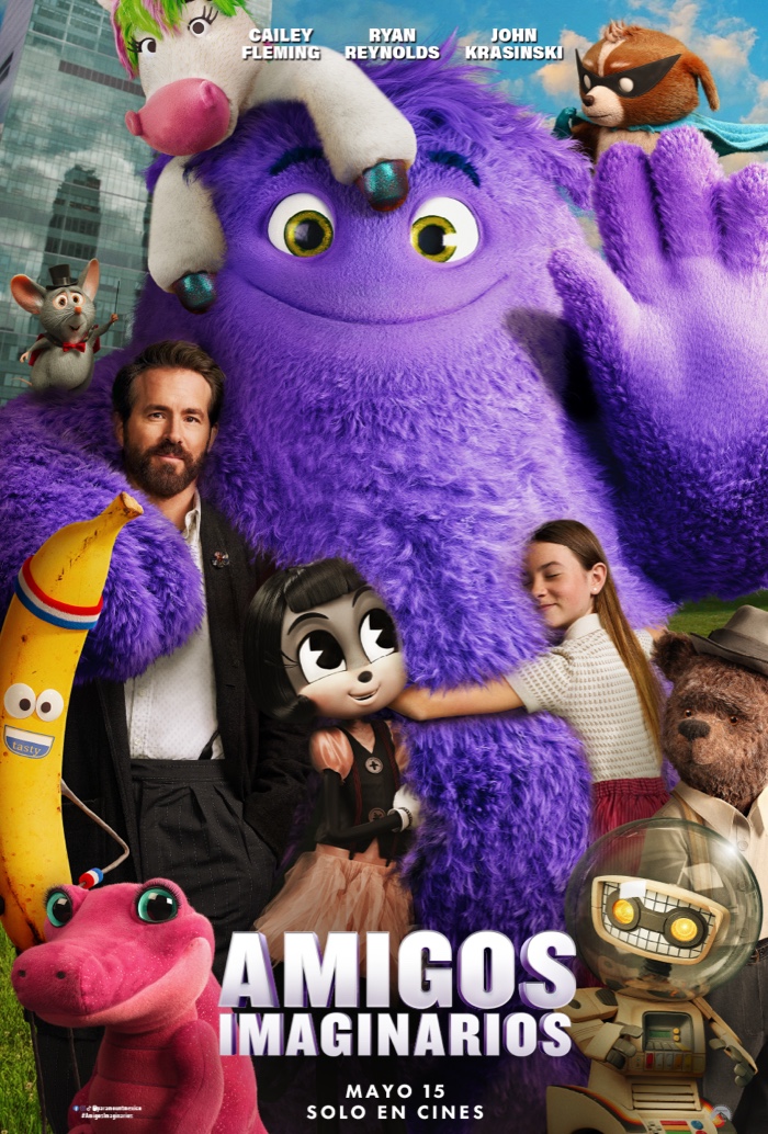 Louis Gossett Jr., Ryan Reynolds, Sam Rockwell, Steve Carell, Bill Hader, Maya Rudolph, Jon Stewart, Emily Blunt, Sebastian Maniscalco, Phoebe Waller-Bridge, and Cailey Fleming in IF (2024)