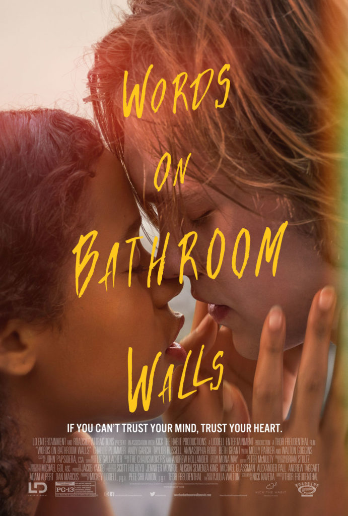 Poster of Words on Bathroom Walls