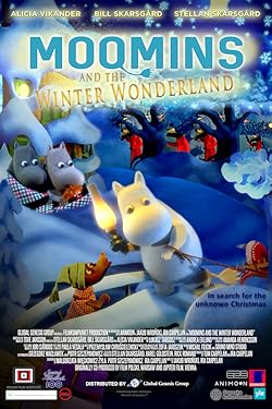Poster of Moomins and the Winter Wonderland