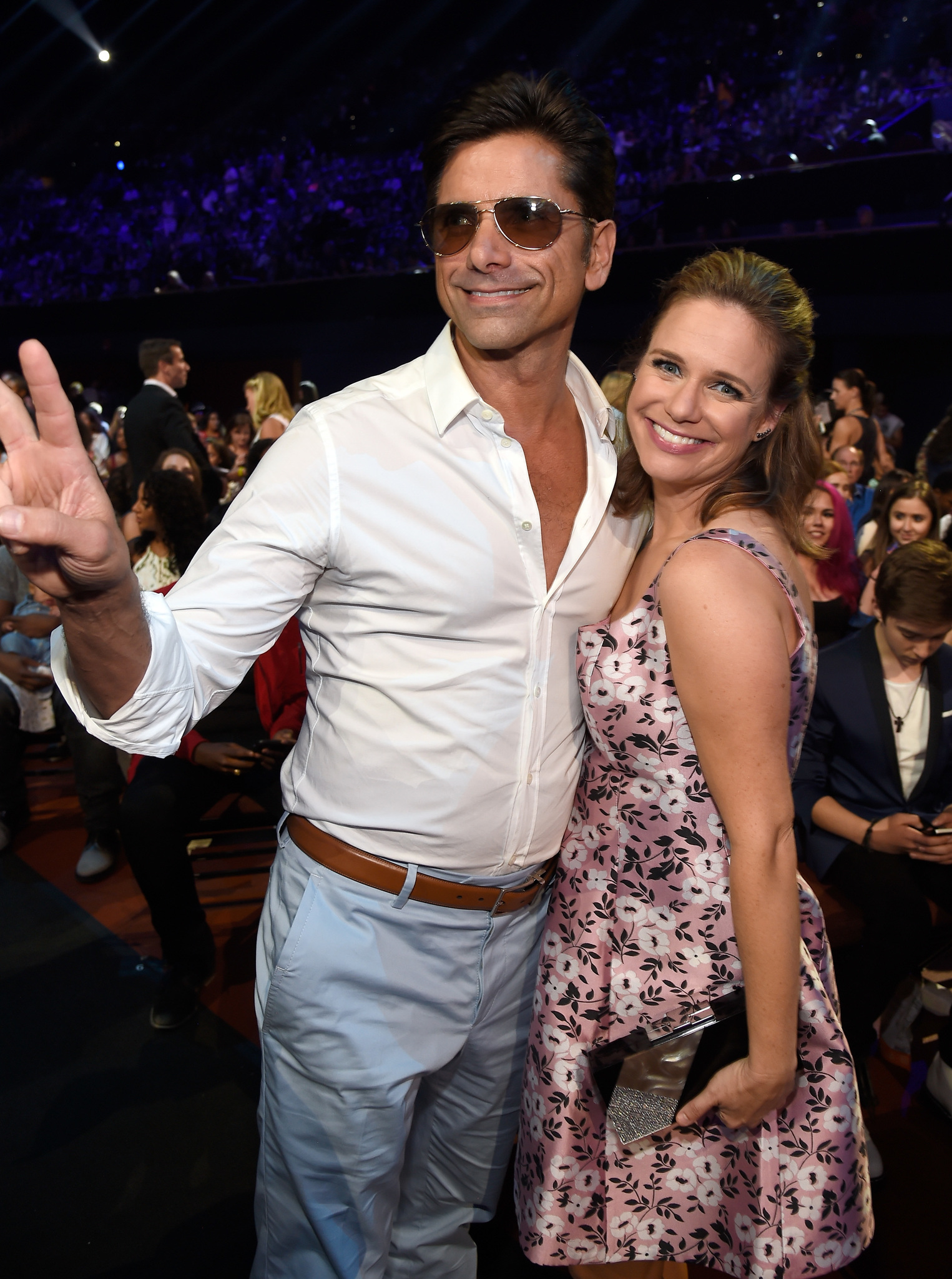 John Stamos and Andrea Barber at an event for Teen Choice Awards 2016 (2016)