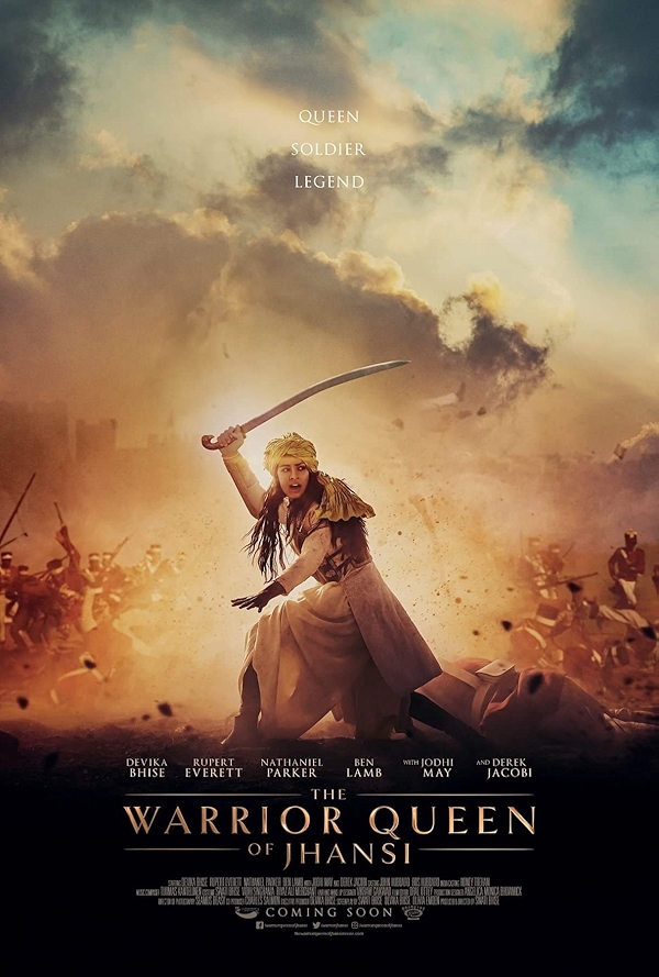 Movie poster for THE WARRIOR QUEEN OF JHANSI (UA rated)