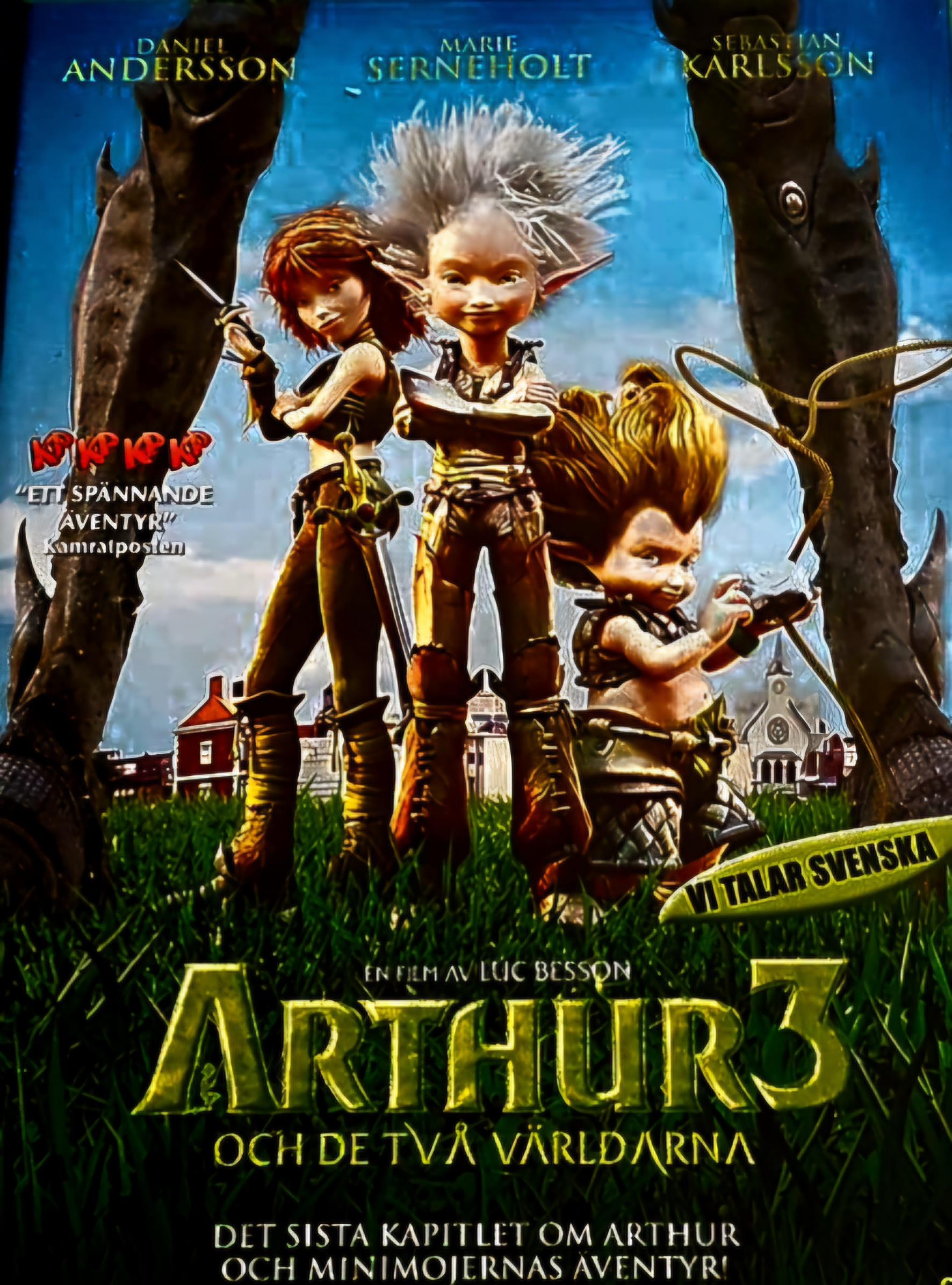 Poster of Arthur 3: The War of the Two Worlds