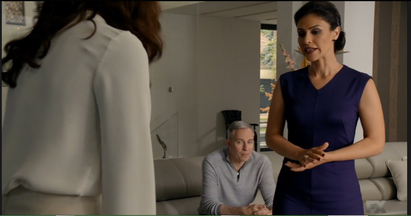 Basma, Jay Karnes, and Moran Atias in Tyrant (2014)