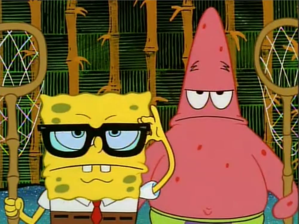 "SpongeBob SquarePants" Jellyfishing/Plankton! (TV Episode 1999