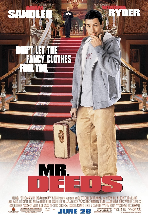 Movie poster for MR. DEEDS (U rated)