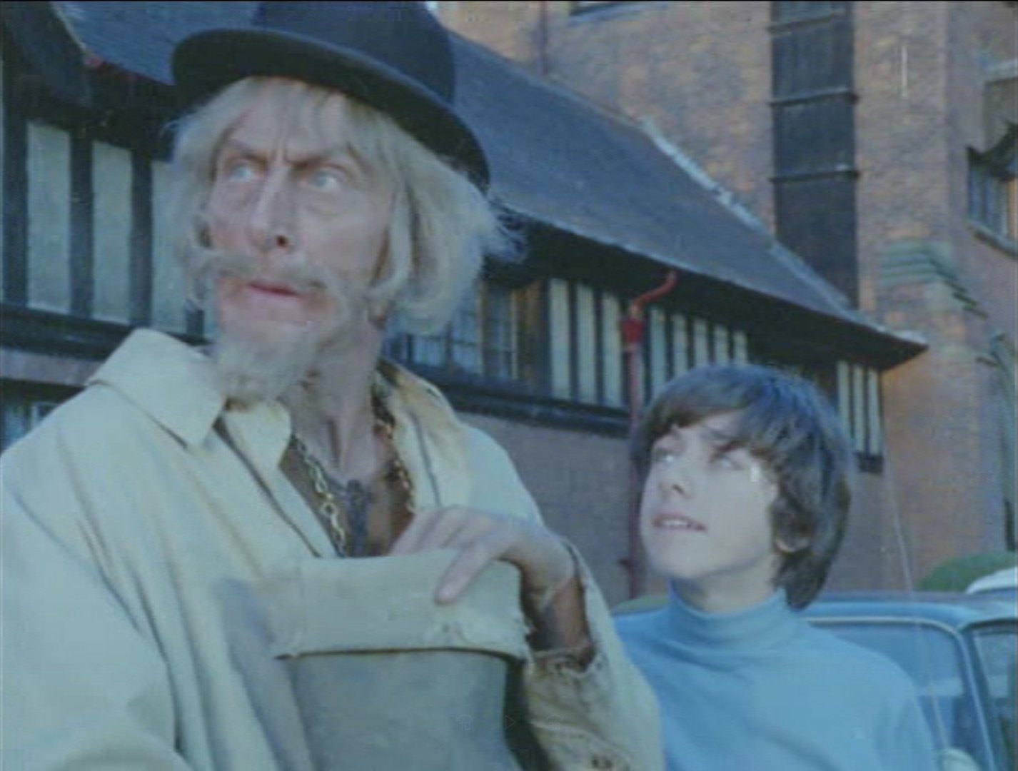Geoffrey Bayldon and Gary Warren in Catweazle (1970)