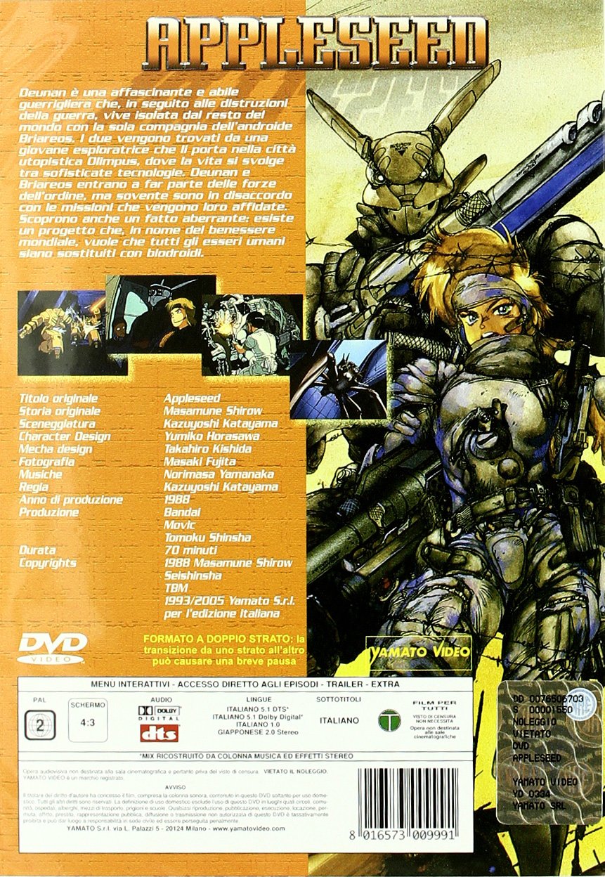 洋画・外国映画 Appleseed Appleseed: The Original 1988 OVA Blu-ray (アップルシード)