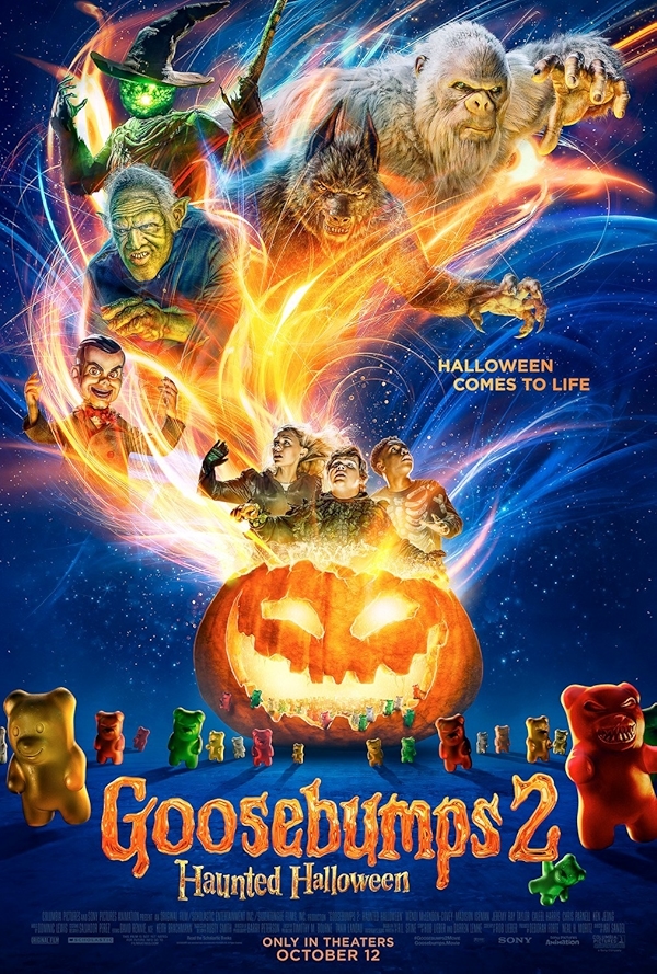 Movie poster for GOOSEBUMPS 2 : HAUNTED HALLOWEEN (UA rated)