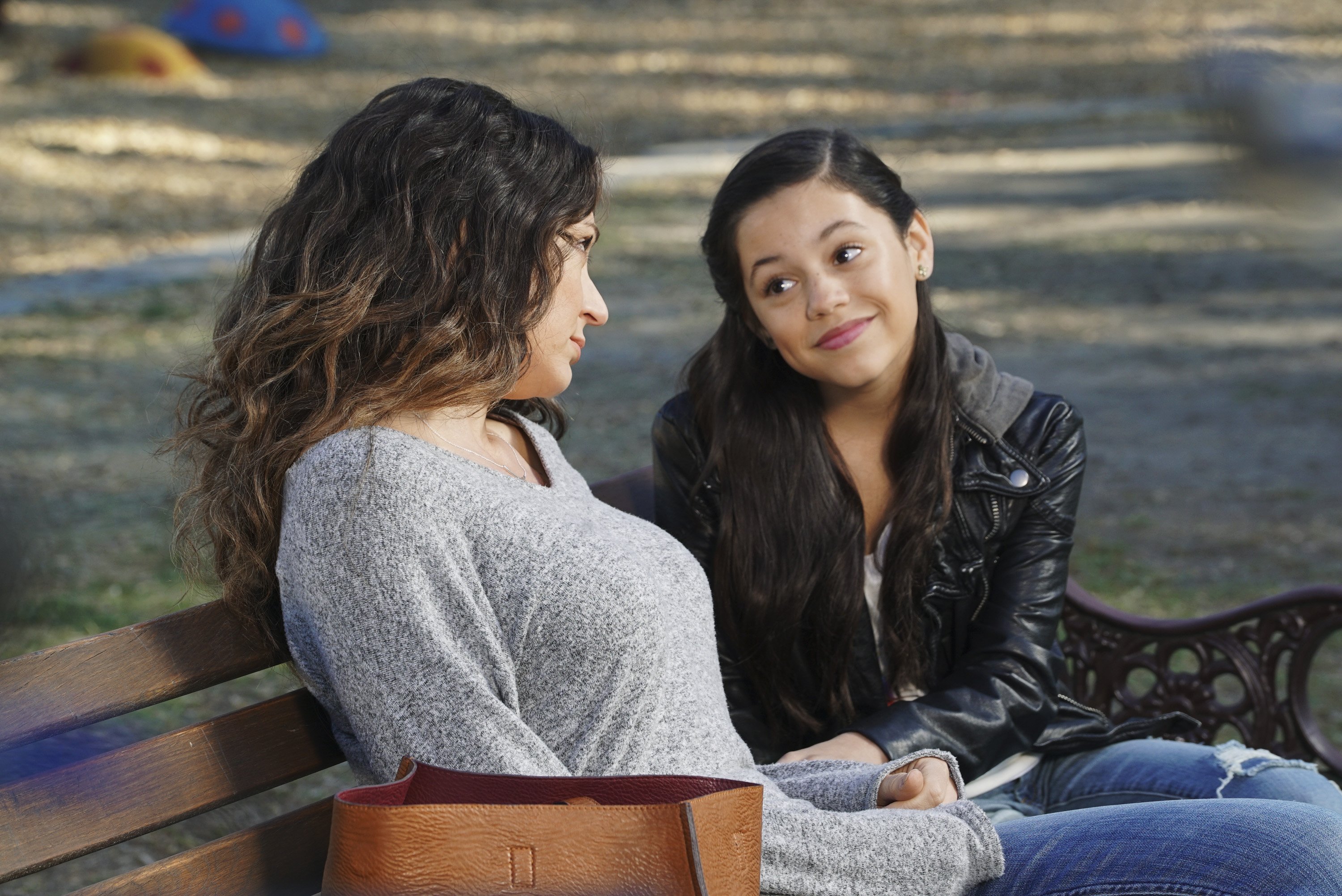 Cerina Vincent and Jenna Ortega in Stuck in the Middle (2016)