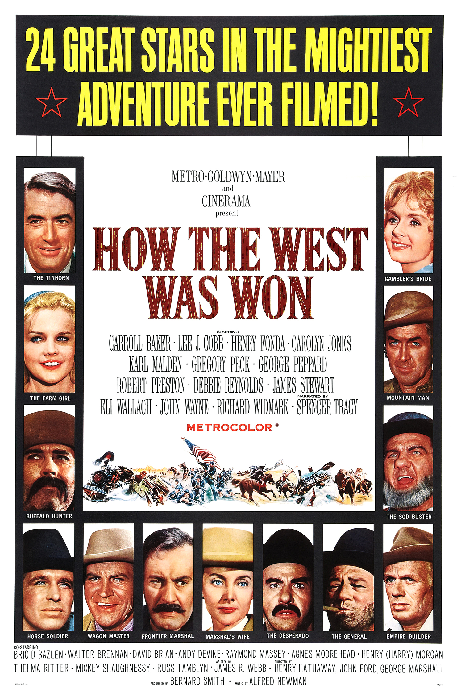 Poster of How the West Was Won