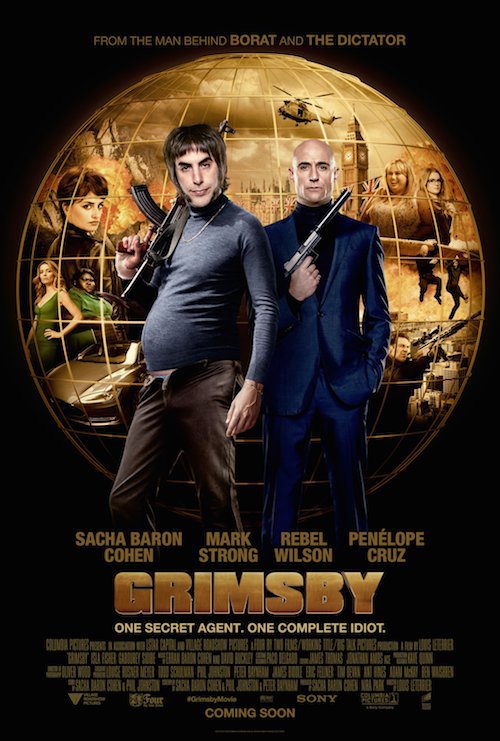 Penélope Cruz, Sacha Baron Cohen, Isla Fisher, Mark Strong, Sam Hazeldine, Annabelle Wallis, Rebel Wilson, and Gabourey Sidibe in The Brothers Grimsby (2016)