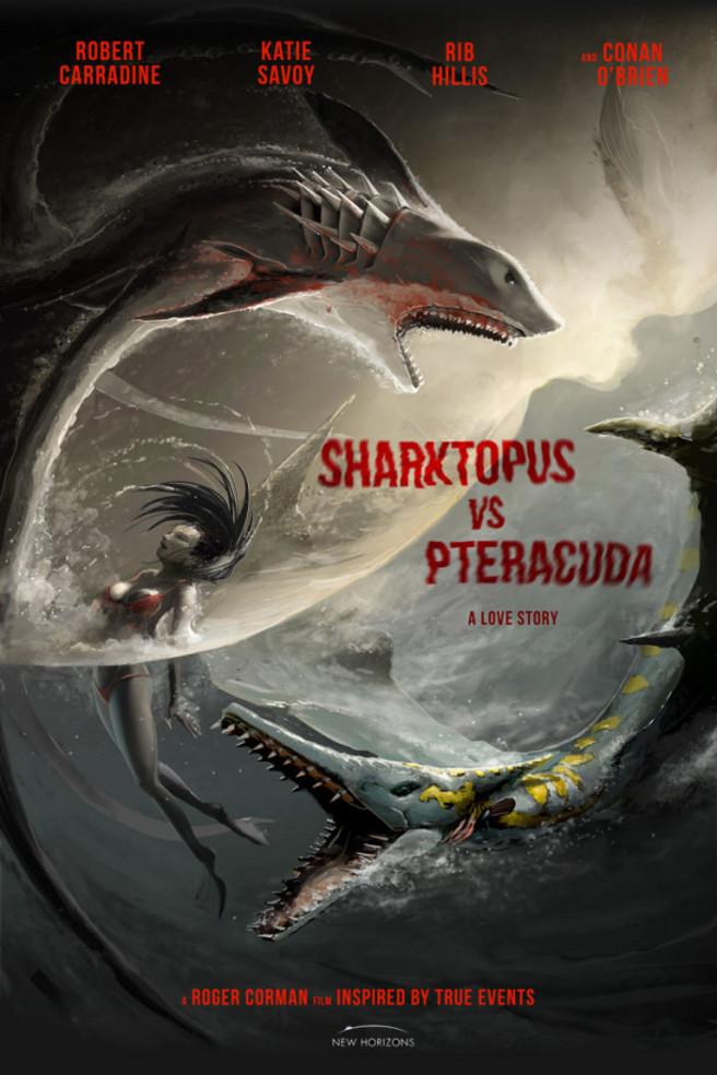 Poster of Sharktopus vs Pteracuda