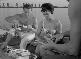 Leon Niemczyk and Jolanta Umecka in Knife in the Water (1962)