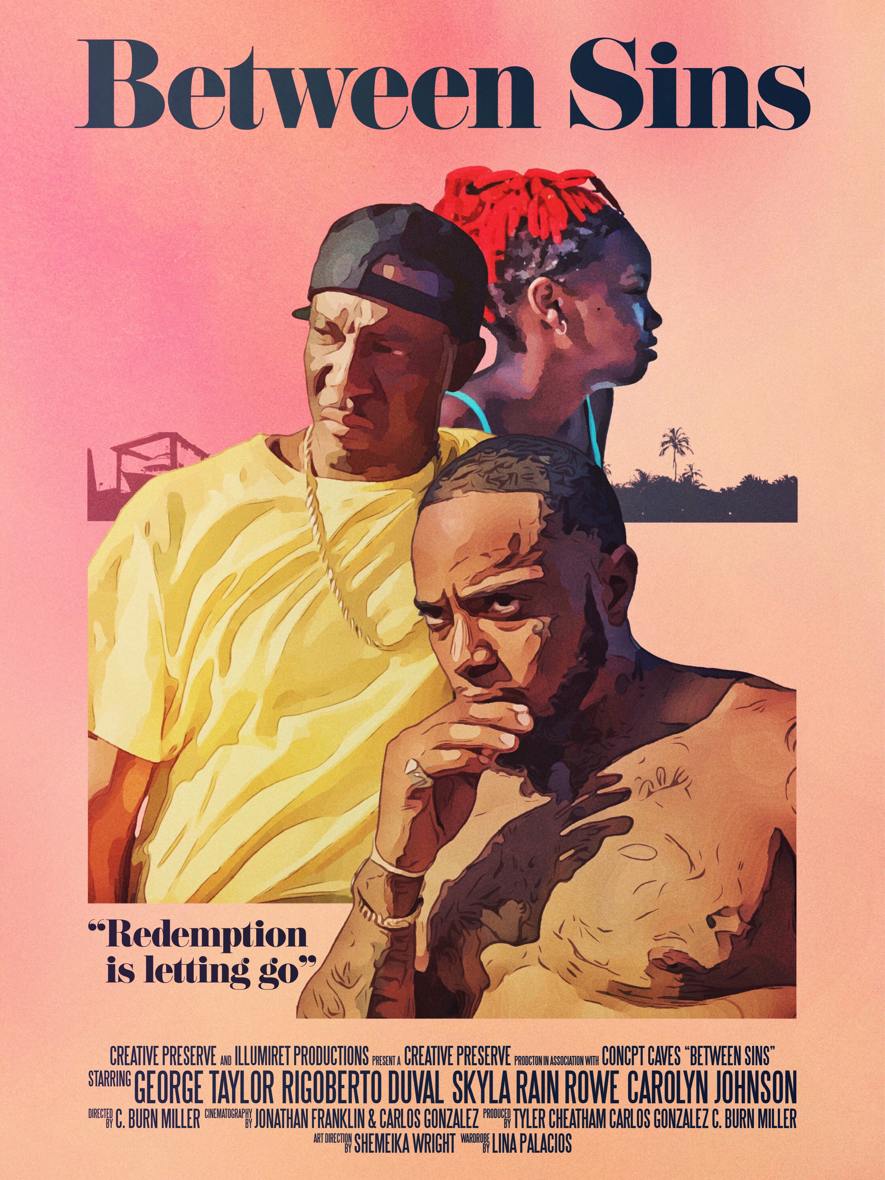 Between Sins (2022) Religious Thriller Movie Poster