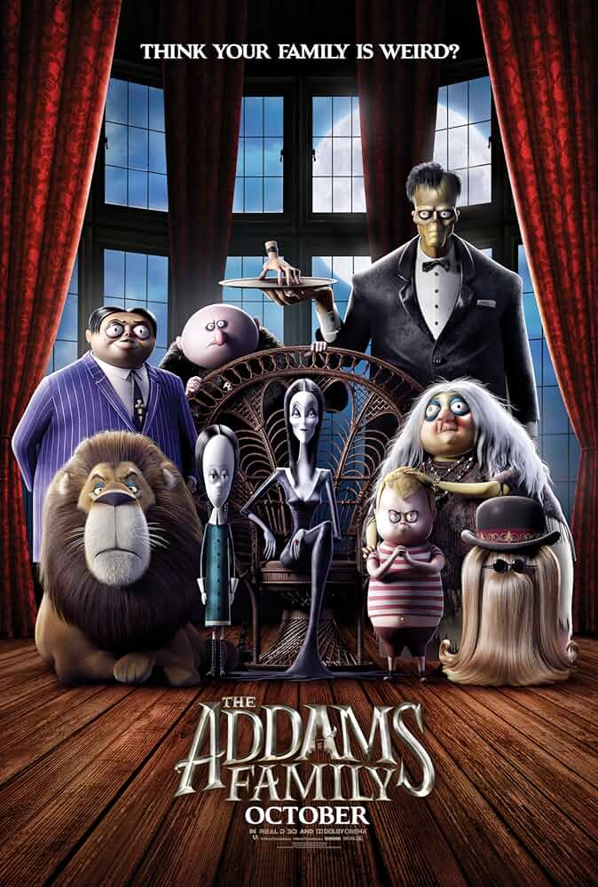  The Addams Family (2019) English 720p HDRip Full Hollywood Movie x264 AAC ESubs [800MB] Full Movie Download