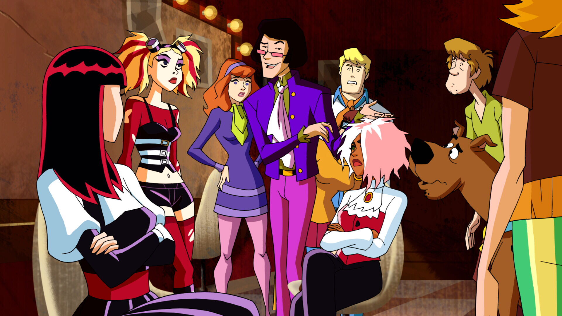 Scooby doo hex. Скуби-ду и легенда о вампире (2003) дафна. Скуби ду корпорация тайна вонючка. Хекс герл скуби ду. Группа ведьмы из скуби ду корпорация тайна.