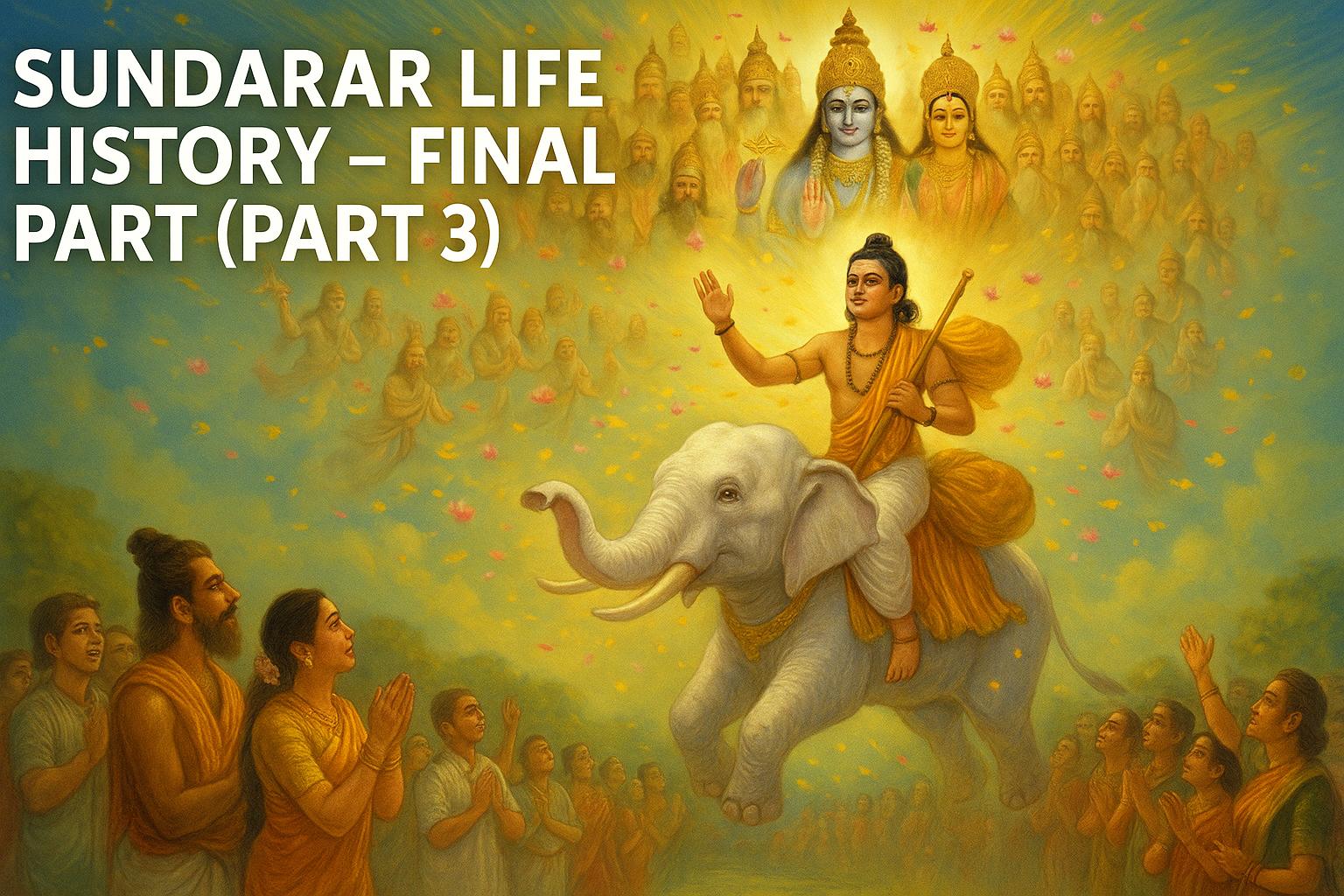 Sundarar History Part 3 Final