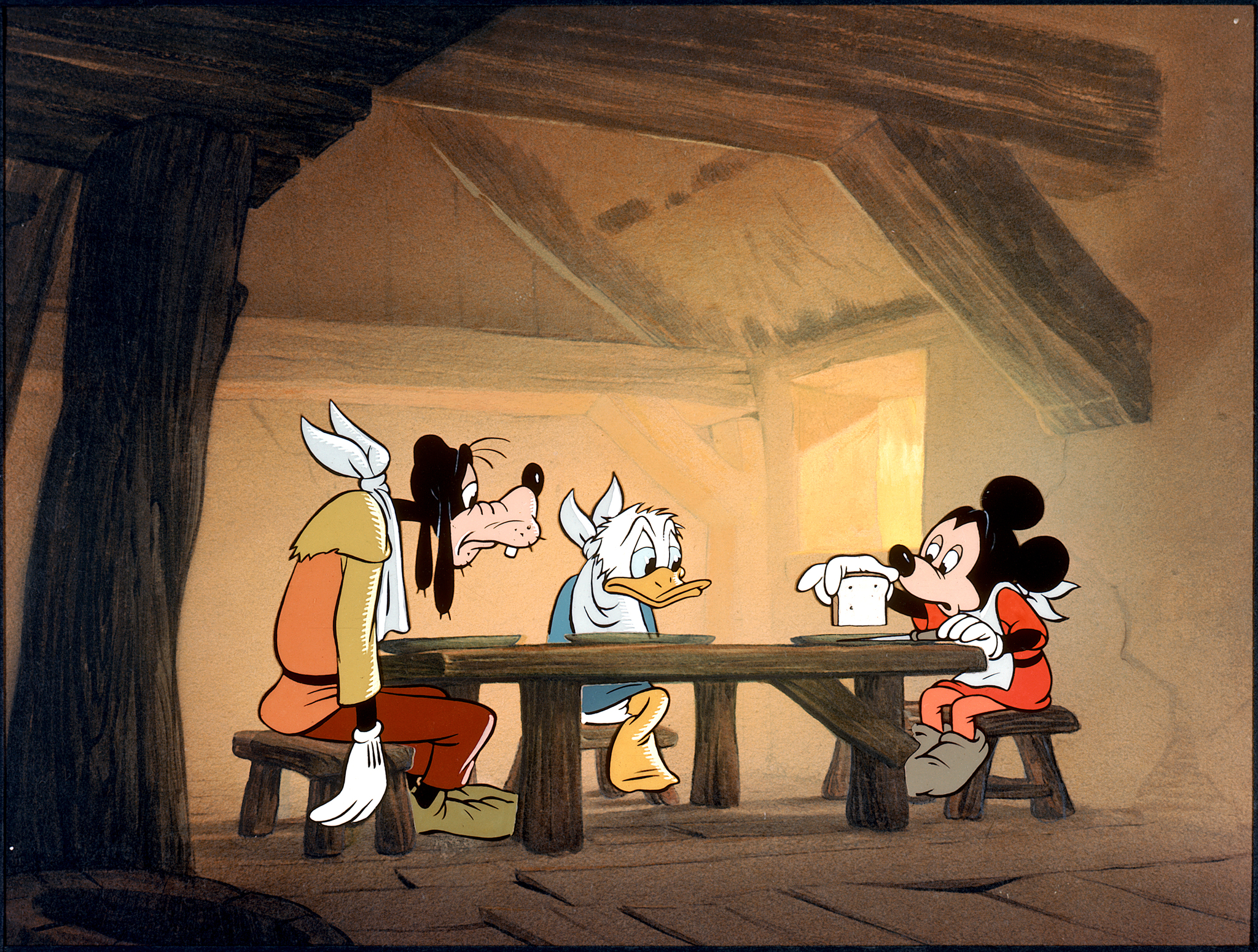 микки и бобовый стебель