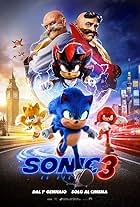 Jim Carrey, Keanu Reeves, Idris Elba, Colleen O'Shaughnessey, and Ben Schwartz in Sonic 3: Il film (2024)
