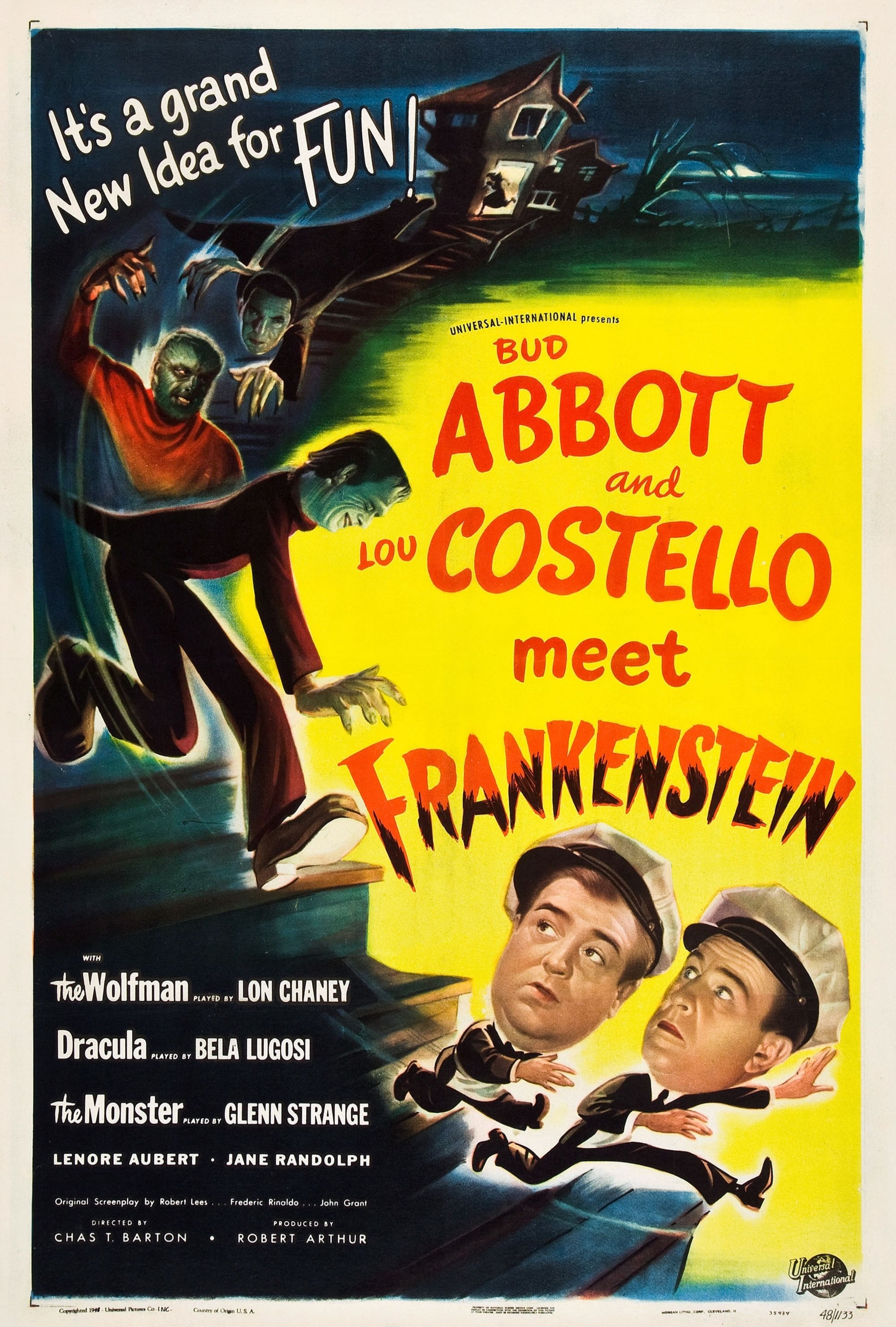 Poster of Abbott and Costello Meet Frankenstein (1948)