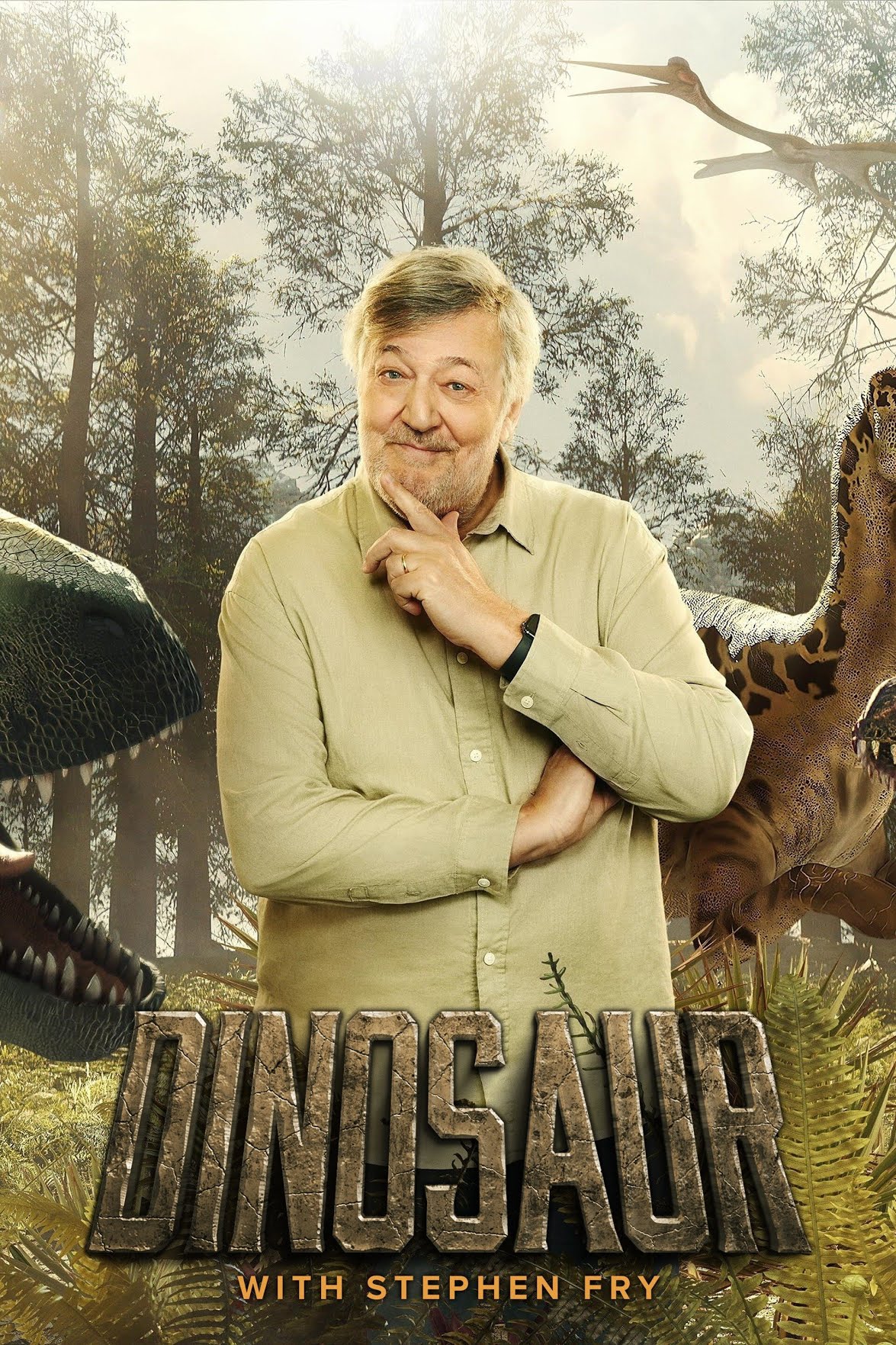 Poster of Dinosaur With Stephen Fry