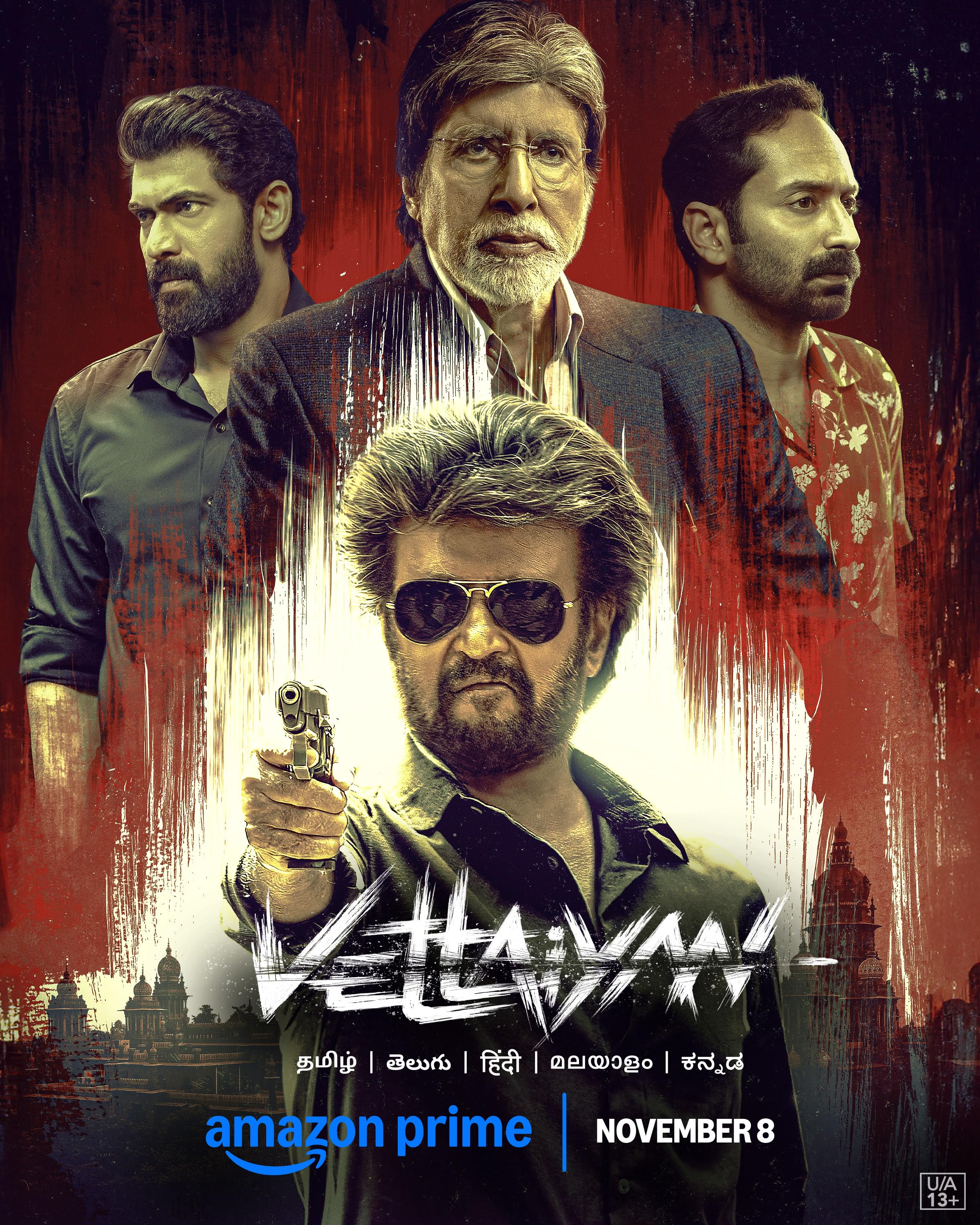 Vettaiyan 2024 ORG Hindi Dubbed 4K 2160p | 1080p | 720p | 480p AMZN HDRip ESub Download