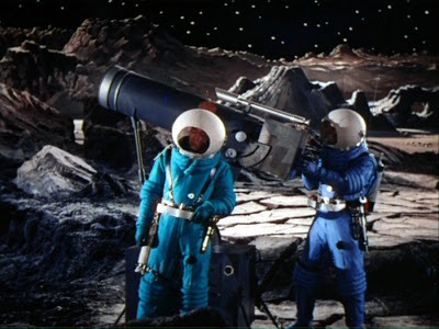 Warner Anderson and Dick Wesson in Destination Moon (1950)