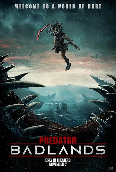 Movie Poster for Predator: Badlands.