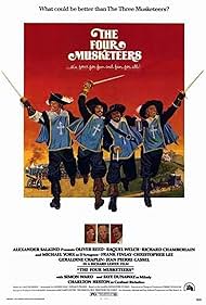 Charlton Heston, Raquel Welch, Richard Chamberlain, Faye Dunaway, Oliver Reed, Michael York, and Frank Finlay in The Four Musketeers (1974)