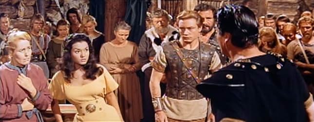 Victor Mature, Bella Cortez, and Luciano Marin in The Tartars (1961)
