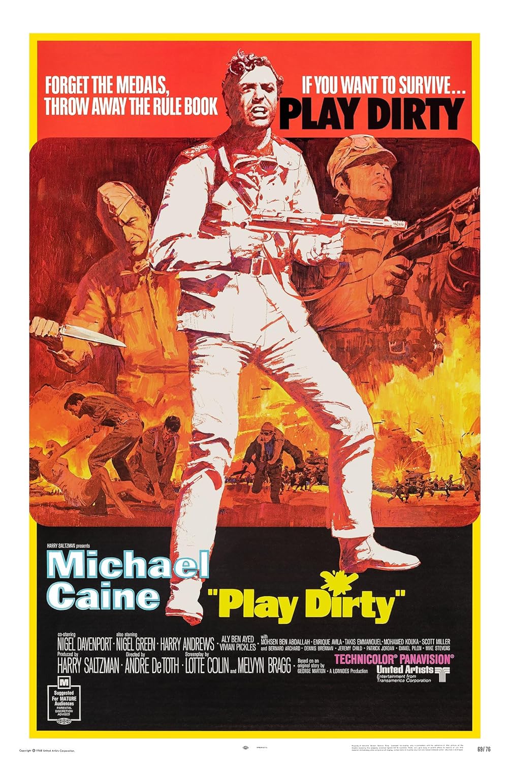 Play Dirty (1969) ⭐ 6.8 | Adventure, Drama, War