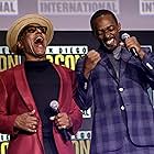 Giancarlo Esposito, Matthew Schmidt, Ramsey Avery, and Anthony Mackie at an event for Captain America: Brave New World (2025)