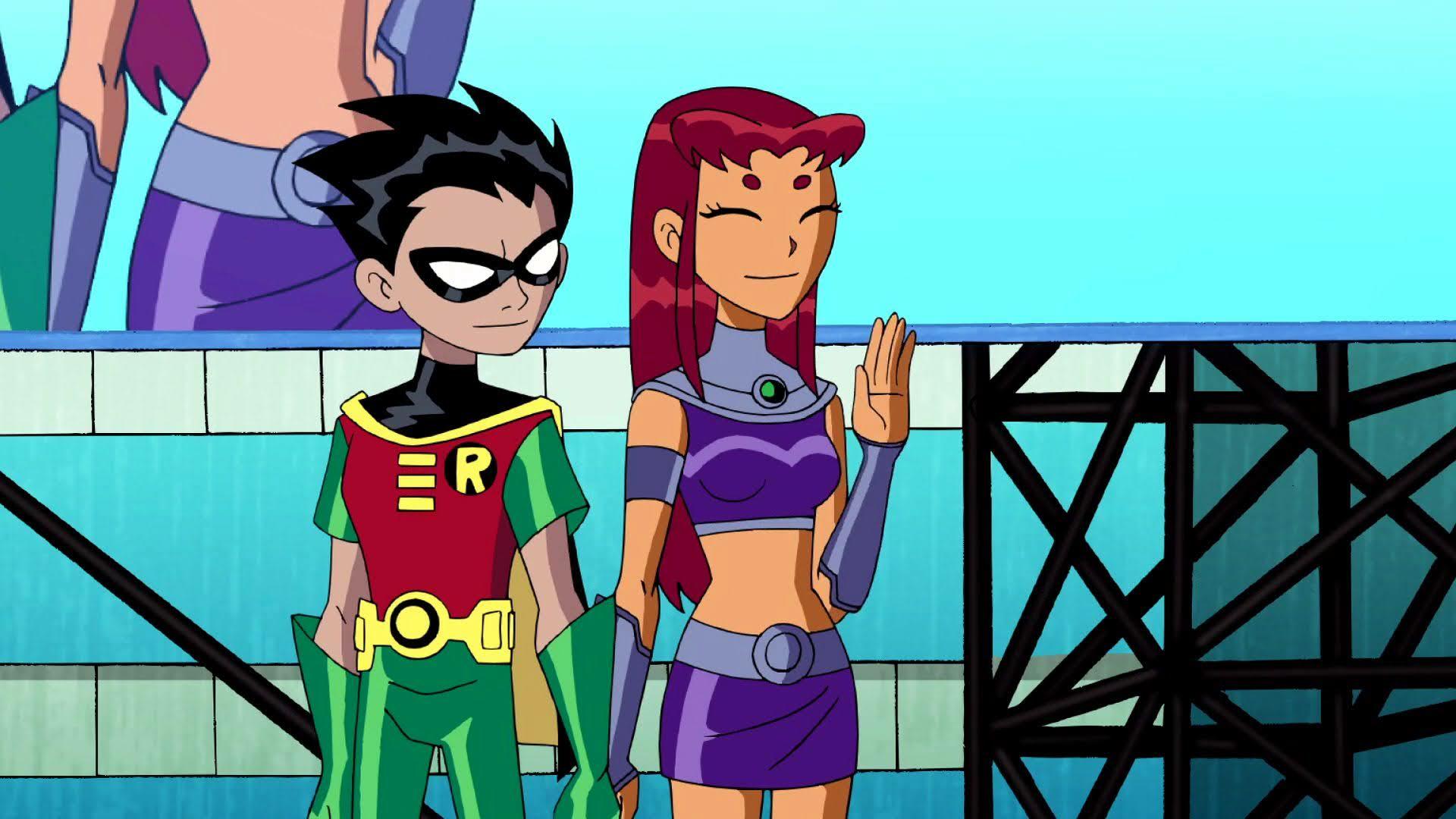 Scott Menville and Hynden Walch in Teen Titans: Trouble in Tokyo (2006)