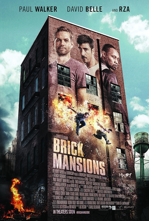Movie poster for BRICK MANSIONS (UA rated)