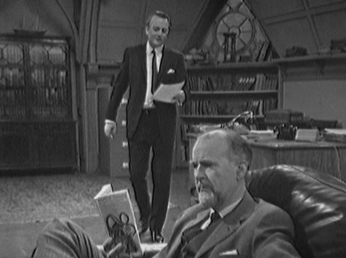 Denholm Elliott and Richard Vernon in Where There's a Will (1966)