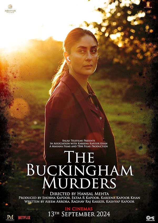 Movie poster for THE BUCKINGHAM MURDERS (UA 13+ rated)