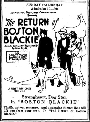 The Return of Boston Blackie Poster