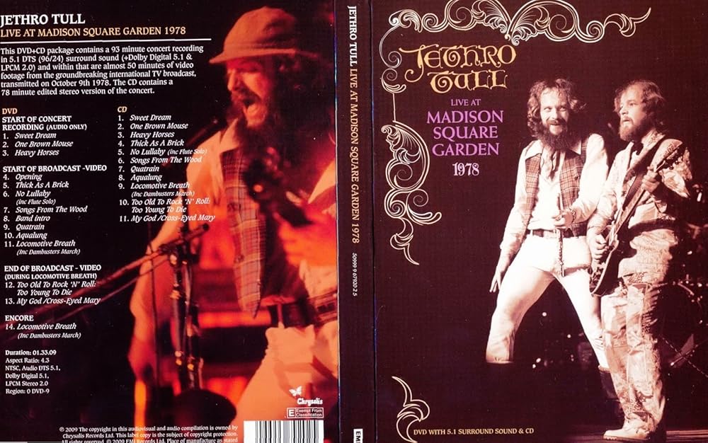 【中古】 輸入版 Live At Madison Square Garden 1978 DVD＋CD ジェスロ・タル Live at Madison Square Garden [Video] by Jethro Tull (CD