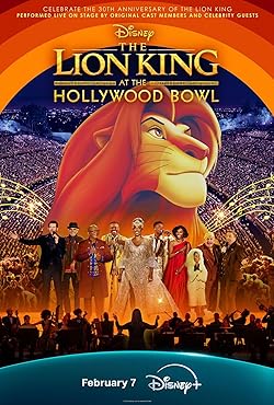 Poster of The Lion King at the Hollywood Bowl
