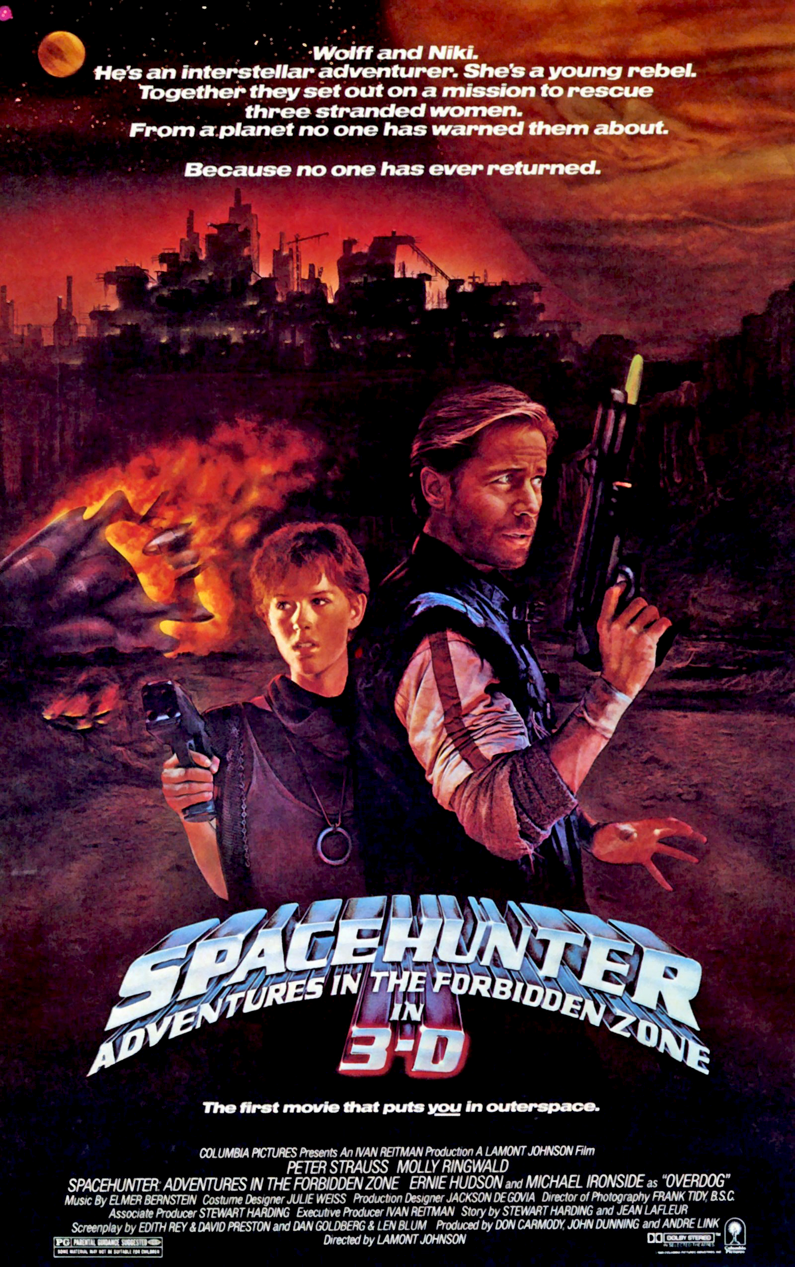 Poster of Spacehunter Adventures in the Forbidden Zone
