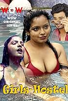 Ankush Kumar, Neha Gupta, and Bharti Jha in Girls Hostel (2023)