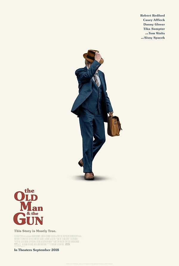 Movie poster for THE OLD MAN AND THE GUN (UA rated)