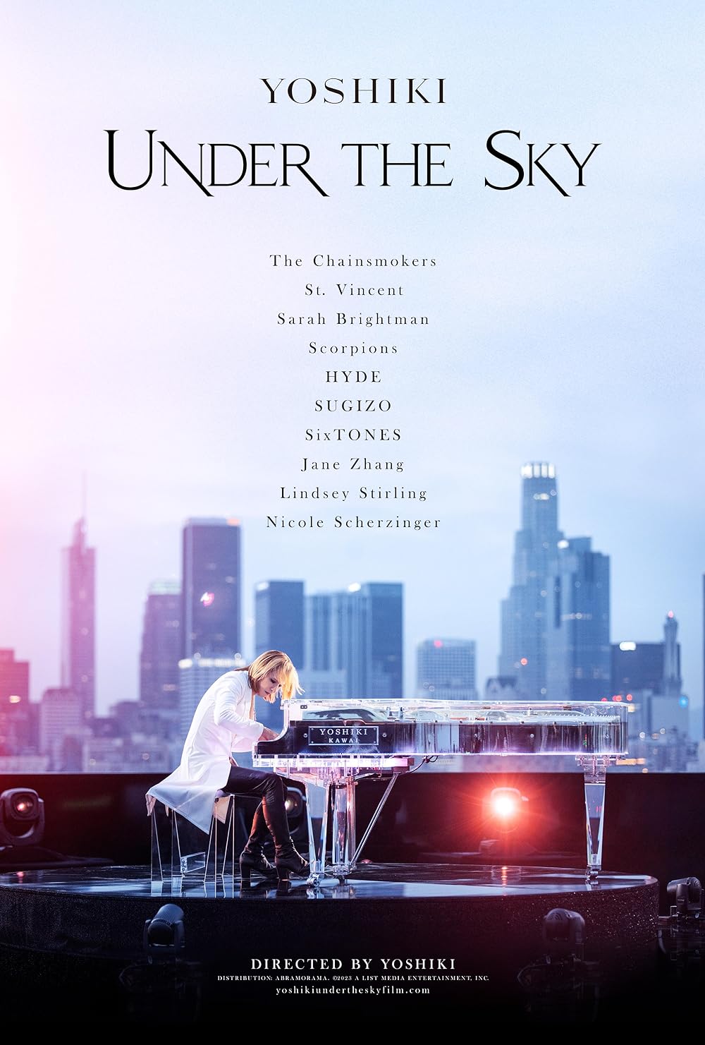 YOSHIKI：UNDER THE SKY フライヤー MV5BOTk5NzBhZjgtMzk0Mi00ZWI5LT