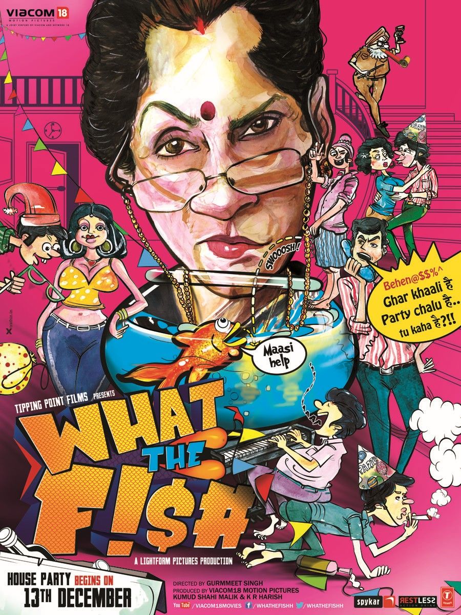 What the Fish (2013) Official Movie Poster What the Fish (2013) Movie Poster featuring Dimple Kapadia