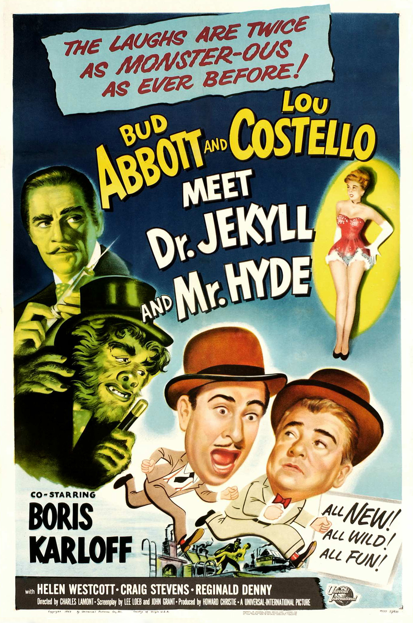 Poster of Abbott and Costello Meet Dr. Jekyll and Mr. Hyde