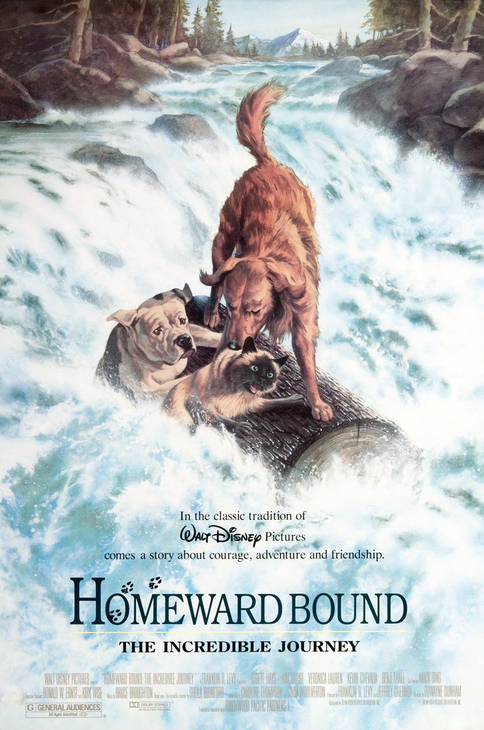 Poster of Homeward Bound: The Incredible Journey