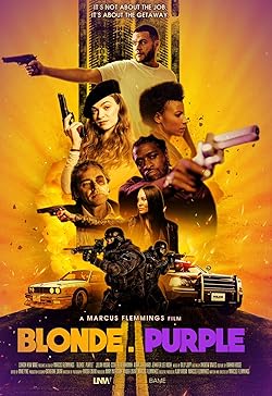 Poster of Blonde. Purple