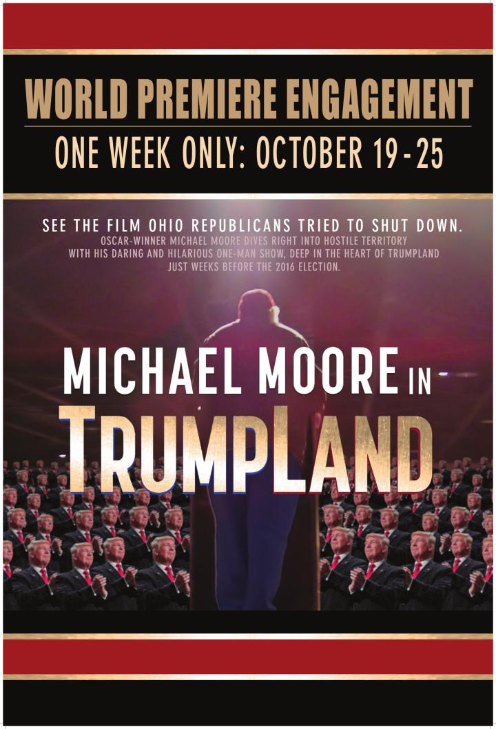Poster of Michael Moore in TrumpLand